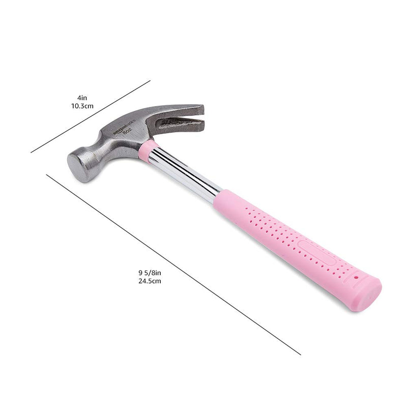 [Australia - AusPower] - Amazon Basics 8-Ounce Hammer, Pink 
