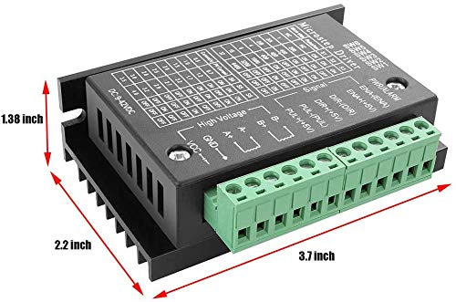 [Australia - AusPower] - MYSWEETY TB6600 4A 9-42V Stepper Motor Driver CNC Controller, Stepper Motor Driver Nema tb6600 Single Axes Hybrid Stepper Motor for CNC 