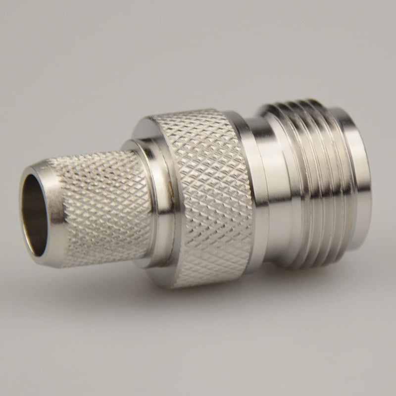 [Australia - AusPower] - Pack of 5 N Female Jack Crimp Connector for LMR400 Belden 9913 RG8 Cable 50 Ohm Low Loss RF Coaxial Cable (N Female Crimp lmr400) 