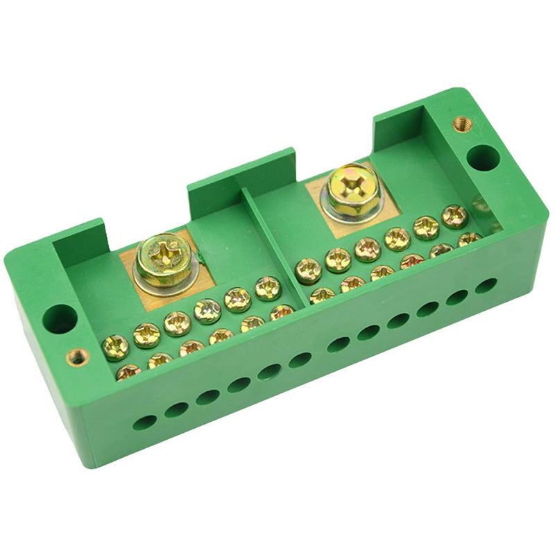 [Australia - AusPower] - WMYCONGCONG 660V 30A Single Phase 2 Inlet 12 Outlet Metering Box Junction Power Distribution Terminal Block (2 Inlet 12 Outlet) 