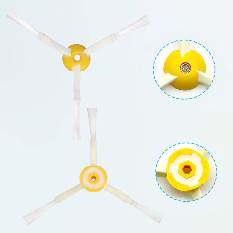 [Australia - AusPower] - Rjnlsc 9 Pack Replacement Parts Accessories for irobot Roomba 600 500 Series 692 694 695 675 677 671 655 645 690 680 660 650 620 614 595 585 564 robot, 4 Filter 4 Side Brush 1 Bristle & 1 Beater Brush 