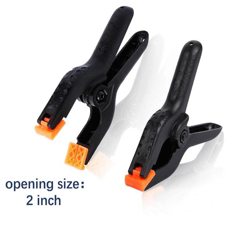 [Australia - AusPower] - 10 PCS 4.5 inch Professional Plastic Large Spring Clamps Heavy Duty for Crafts or Plastic Clips and Backdrop Clips Clamps for Backdrop Stand,Photography, Home Improvement and so on 