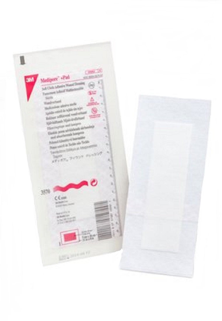 [Australia - AusPower] - 3M Medipore Adhesive Wound Dressing 3.5"x8" 25/bx 3570 