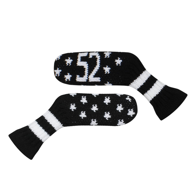 [Australia - AusPower] - Scott Edward Knitted Wedge Golf Iron Headcovers 7 PCS Club Protector 48,50,52,54,56,58,60 Degree 