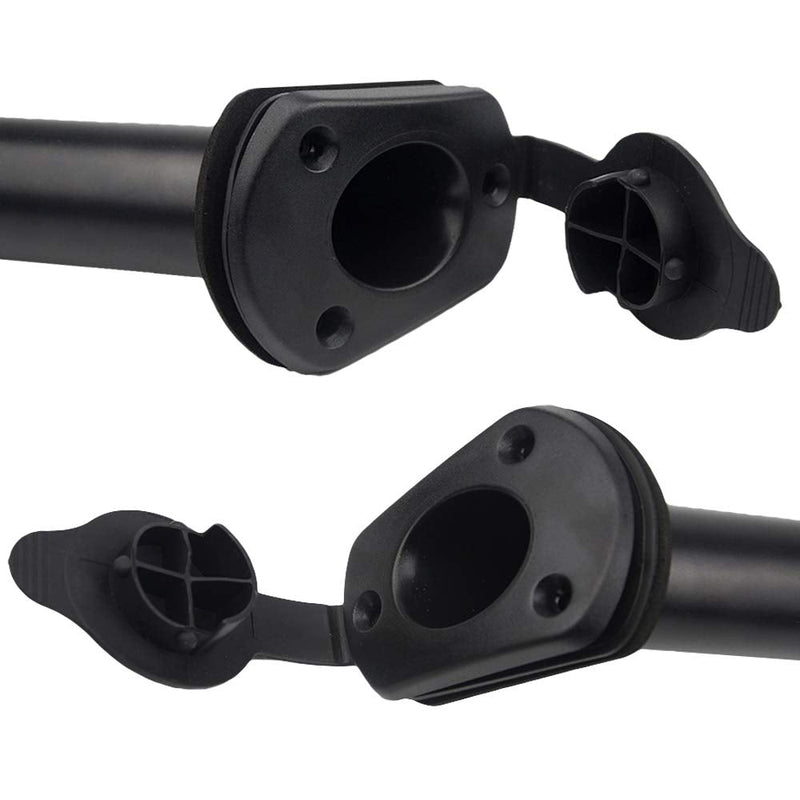 [Australia - AusPower] - WMYCONGCONG 2 PCS Kayak Deck Plastic Flush Mount Fishing Boat Rod Holder with Cap Cover for Kayak Boat Canoe 