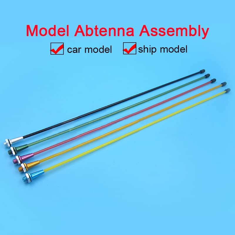 [Australia - AusPower] - Fielect RC Antenna Mount, M6 Thread, Aluminum Alloy, for RC Boat Light Blue 1pcs 1Pcs Light blue 