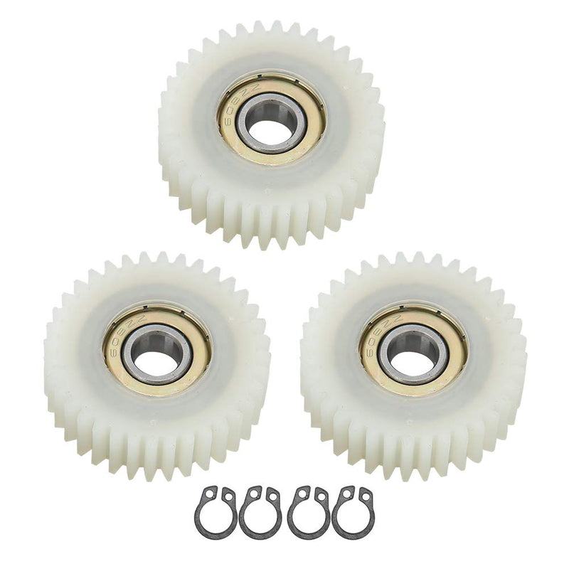 [Australia - AusPower] - Alomejor 3PCS 36 Teeths Gear Professional Nylon Outer Diameter 38mm Electric Vehicle Bicycle Worm Gear Electric Bicycle Replacement Part 