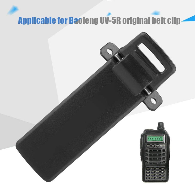 [Australia - AusPower] - 5pcs Back Clip, Belt Clip for Baofeng UV-5R original belt clip,Waist Radio Clip on your belt, pocket or handbag,Two Way Radio Waist Belt Clip 