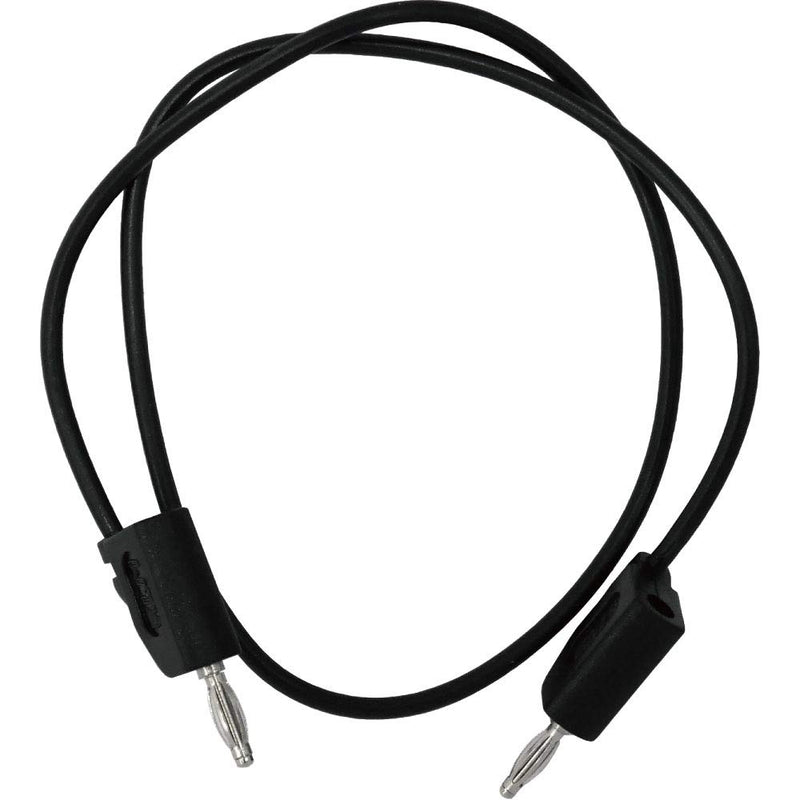 [Australia - AusPower] - Original Test Wander Lead Stackable Double-Ended 2mm Banana Plug Cable Black Jumper Cable Line 12.2 inch for MFJ-1899T GRA-1899T GRA-1900T 