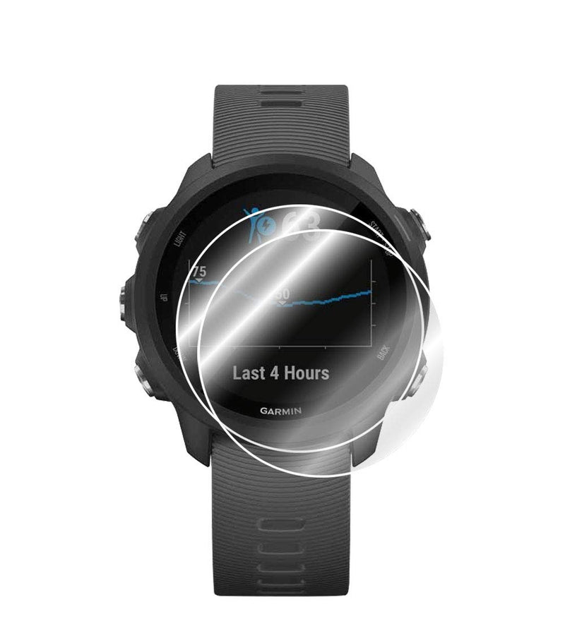 [Australia - AusPower] - IPG for Garmin Forerunner 245-245 Music Smartwatch Screen Protector (2 Units) Invisible Ultra HD Clear Film Anti Scratch Skin Guard - Smooth/Self-Healing/Bubble -Free by 