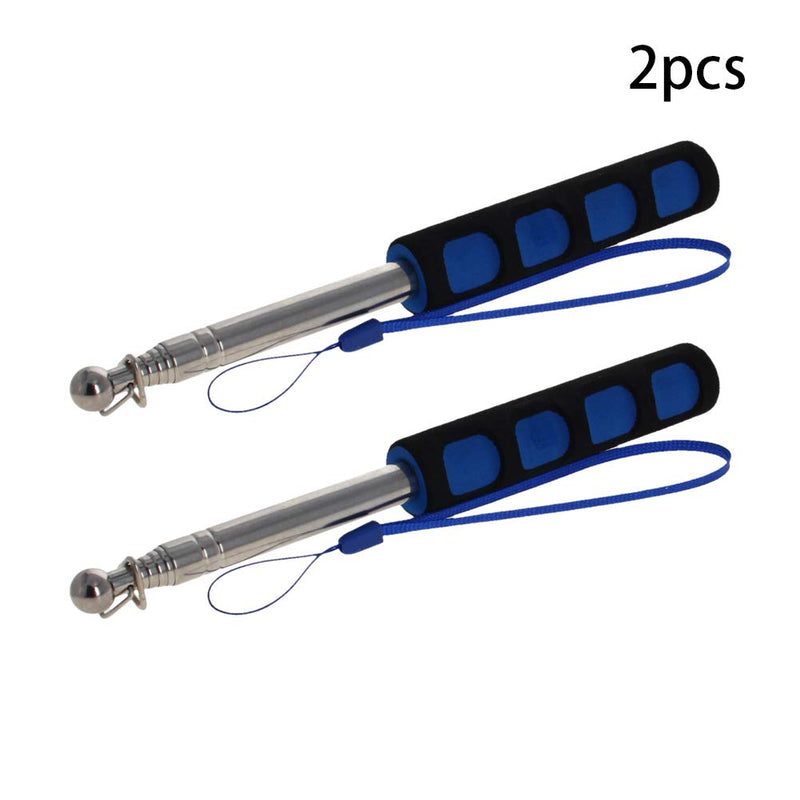 [Australia - AusPower] - Othmro 2pcs Telescopic Teachers Pointer,Teachers Pointer Stick, Extendable Hand Pointer Retractable Classroom Whiteboard Pointer Extendable for Teachers, Guides, Coach Extend to 39.4" 