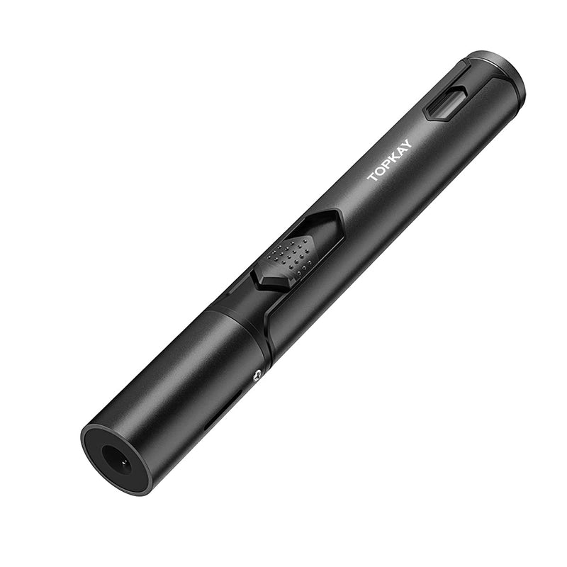 [Australia - AusPower] - Torch Lighters, 2 Pack, Butane Lighters, Adjustable Jet Flame Torch Lighters, Windproof Butane Refillable Gas Torch Lighter Long Lighter for Candle, Grill, BBQ, Fireworks(Butane Not Included) (Black) 
