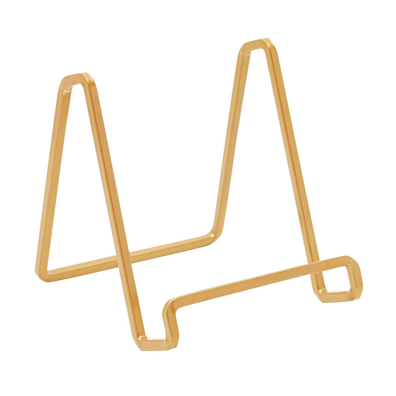 [Australia - AusPower] - Gold Stand for Display, Cookbook Recipe Holder, Picture Easel Stand (5 x 5.75 in, 2 Pack) 