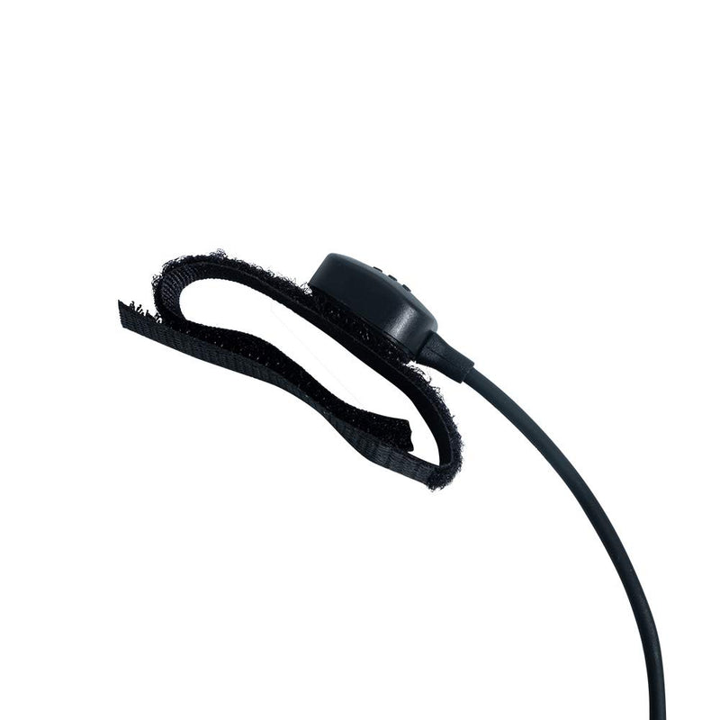 [Australia - AusPower] - Klykon Throat Mic Microphone Covert Acoustic Tube Earpiece Headset with Finger PTT Compatible for Motorola Cp200 Cp200d Walkie Talkies 2 Way Radio 
