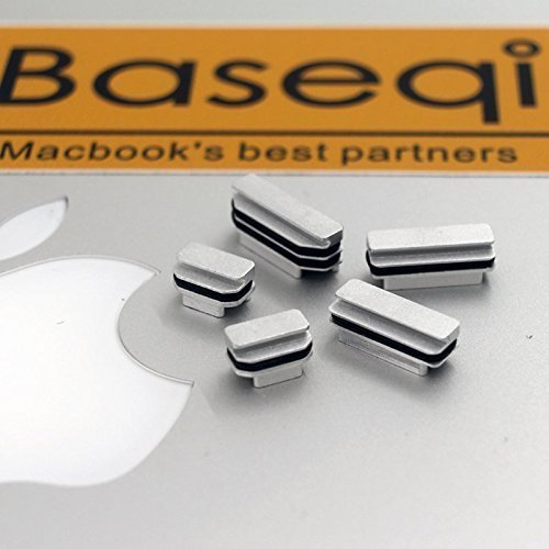 [Australia - AusPower] - BASEQI Aluminum Dust Plugs (iHUT) for MacBook Pro Retina 13" & 15" 