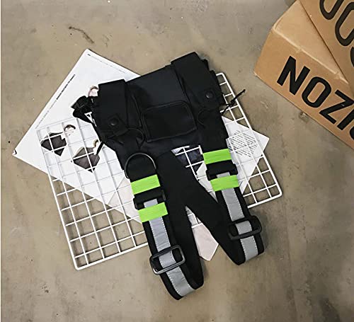 [Australia - AusPower] - IRISFLY Radio Chest Harness Rig Holster Pack with Front Pouches and Zipper Bag for for Two Way Radio Walkie Talkie Radio Chest Harness Rig Holster Pack with Front Pouches and Zipper Bag 