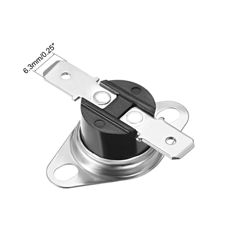 [Australia - AusPower] - uxcell KSD301 Thermostat 60°C/140°F 10A Normally Closed N.C Adjust Snap Disc Temperature Switch 5pcs 