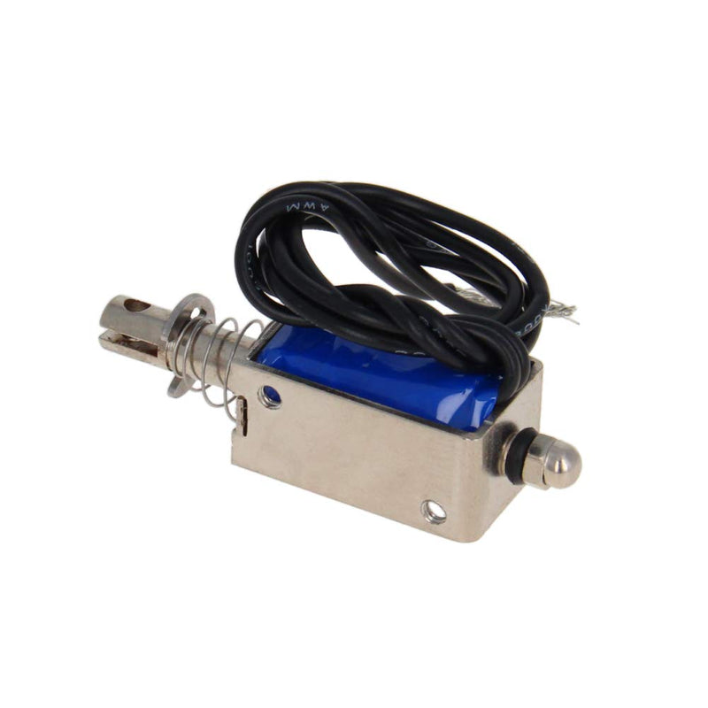 [Australia - AusPower] - Fielect DC 12V 80g Push Pull Solenoid Electromagnet, 1A 12W Open Frame Solenoid, Linear Motion, JF-0730B-12V Models : JF-0730B-12V 