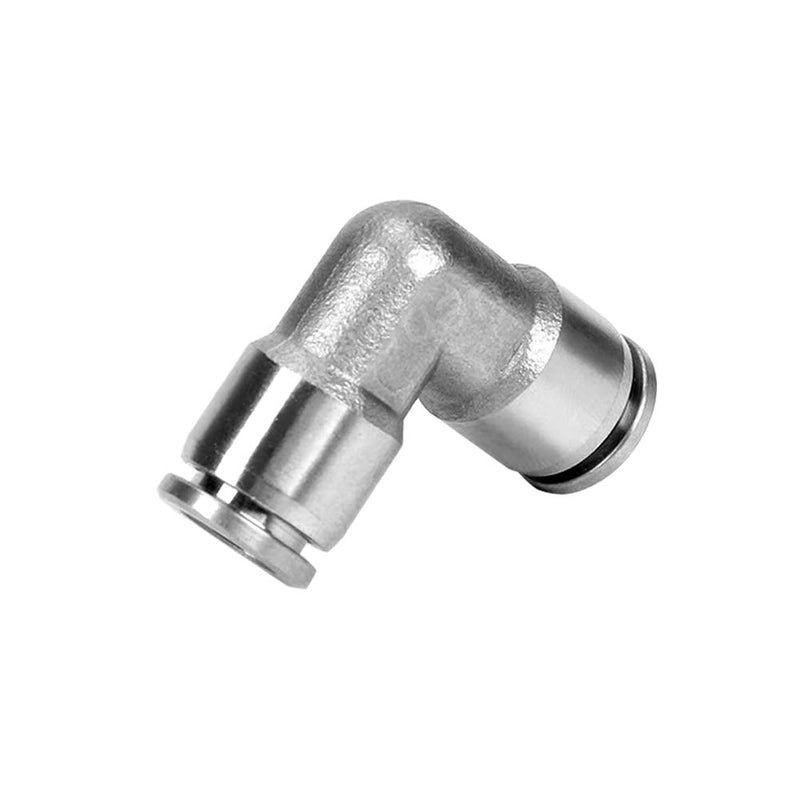 [Australia - AusPower] - Beduan Push to Connect Fitting Elbow, 1/4" Tube OD 304 Stainless Steel 90 Degree Quick Connect Adapter Union Splicer Joiner Mender 1/4 " 