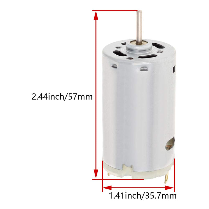 [Australia - AusPower] - Fielect DC 12V 2500RPM Mini Motor Mini Electric Motor Micro Speed Reduction for RC Car Robot Model DIY Engine Toy 1Pcs 1 