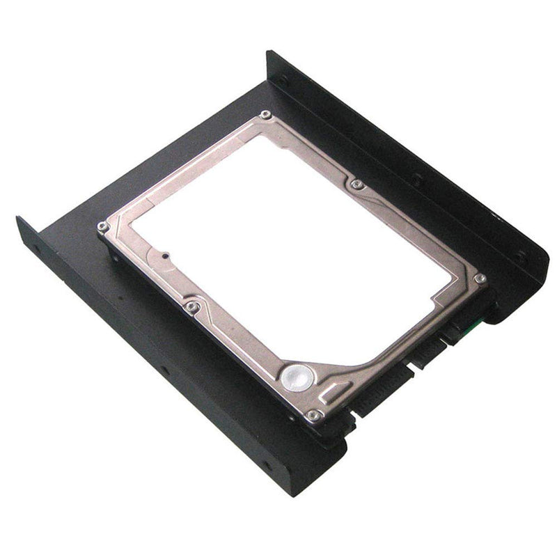 [Australia - AusPower] - PHITUODA 8Pcs 2.5" to 3.5" SSD HDD Hard Disk Drive Bays Holder Metal Mounting Bracket Adapter with Screws for PC Pack of 8 