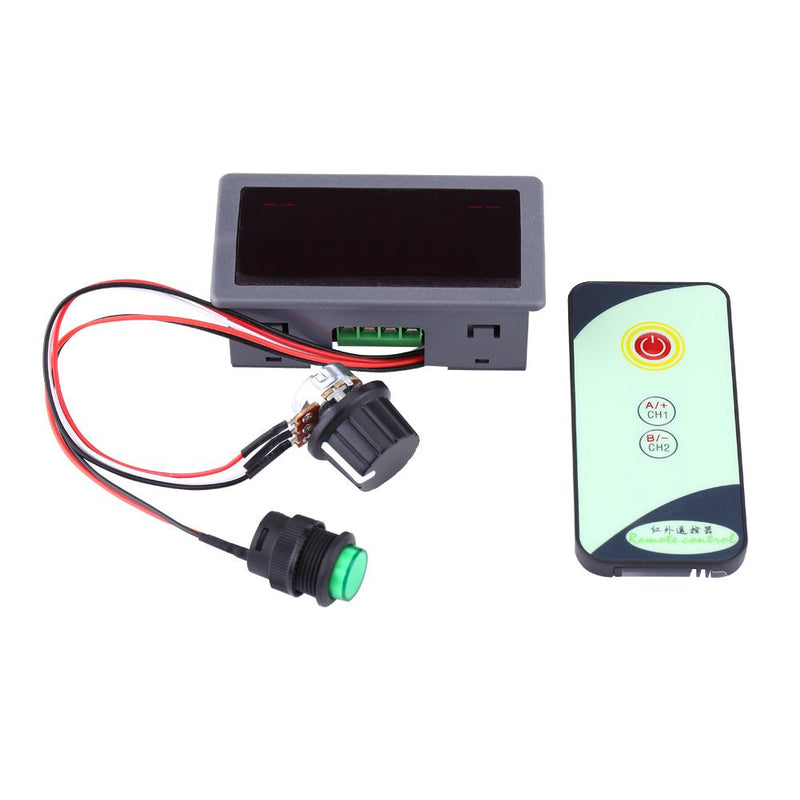 [Australia - AusPower] - DC Motor Speed Controller Universal DC 6V 12V/24V Speed Controller Digital Display with IR Remote For Car Truck Motor Driver Heater Controller 