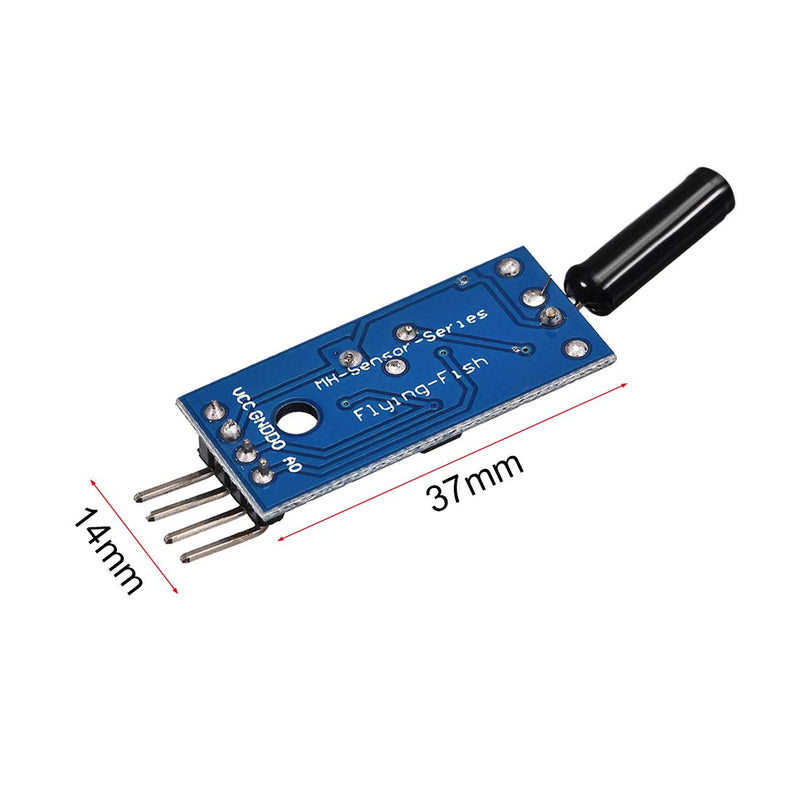 [Australia - AusPower] - uxcell High Sensitive Vibration Switch Sensor Module SW-18010P Normally Open Alarm Sensor Module for Arduino 3pcs 
