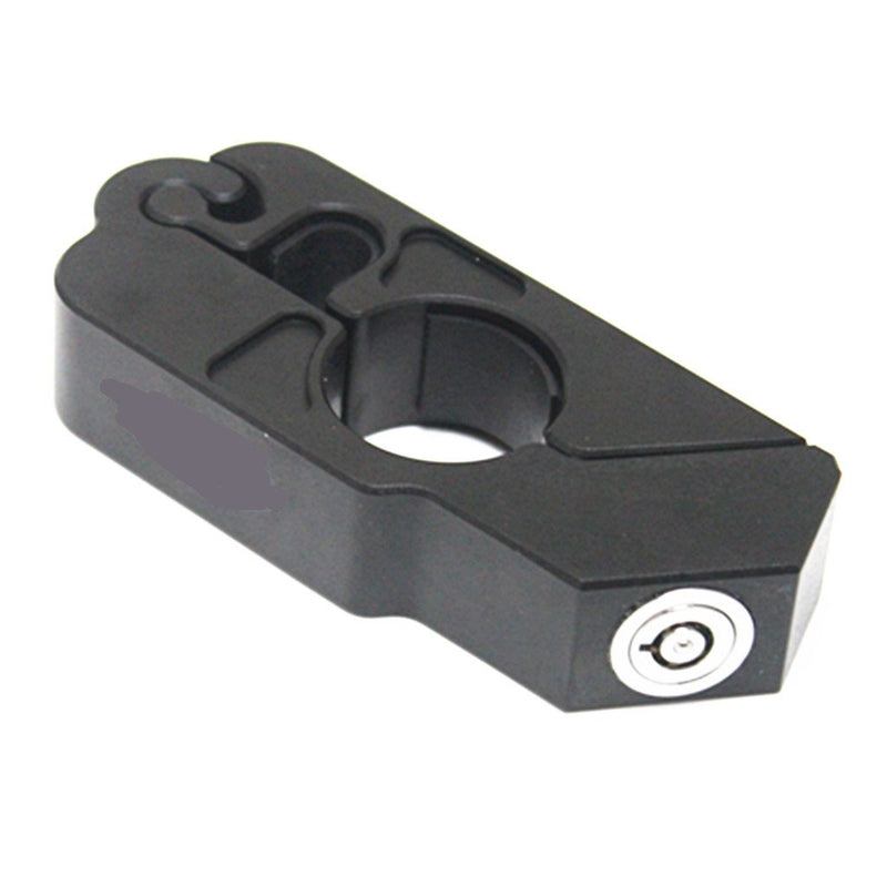 [Australia - AusPower] - E-Bro Motorcycle Handlebar Grip Brake Lever Lock,Anti Theft Security Caps-Lock (Black) Black 