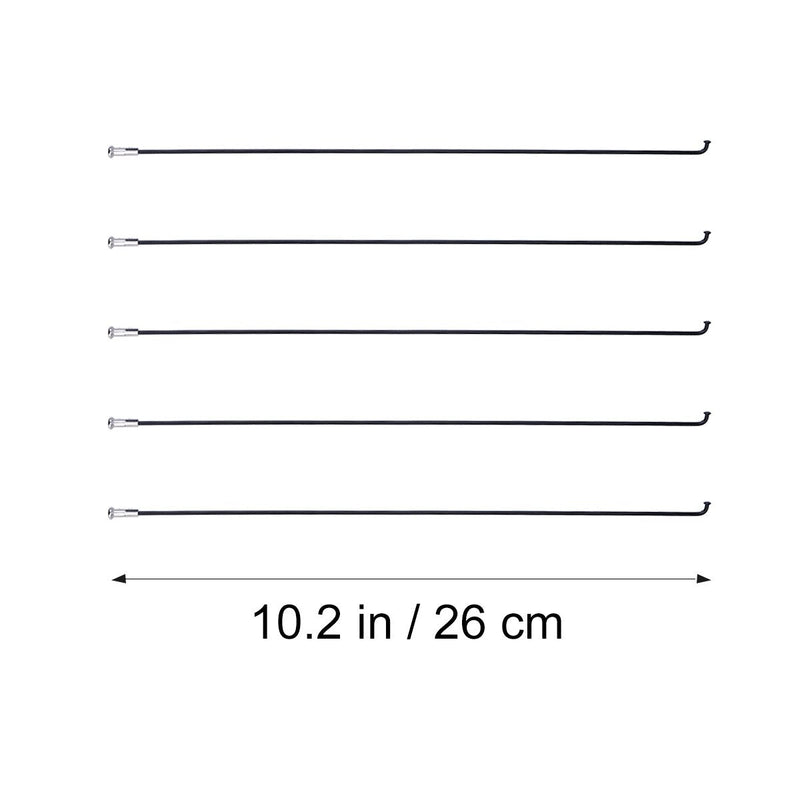 [Australia - AusPower] - WINOMO 36Pcs 14G J Bend Bicycle Mountain Bike Steel Spokes Bike Spokes and Nipples 260mm 