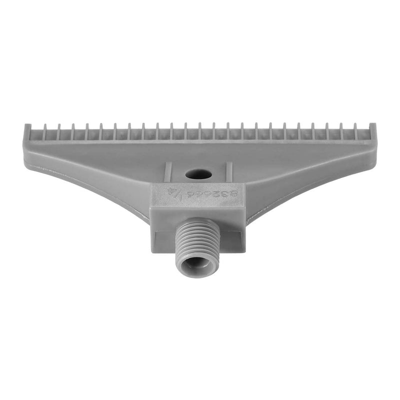 [Australia - AusPower] - uxcell Flat Nozzle G1/4 Male Thread ABS Single Hole Air Blow Off Flat Jet Nozzle Gray 