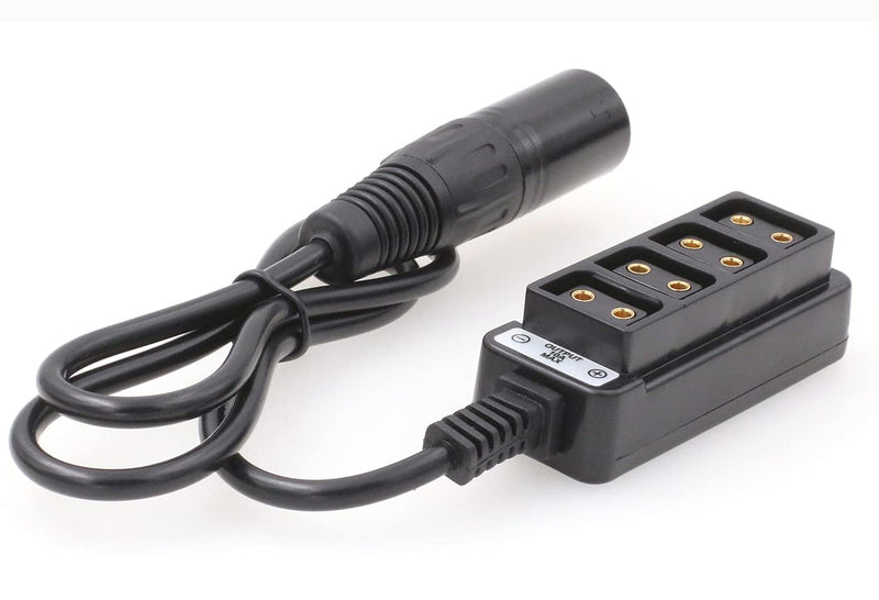 [Australia - AusPower] - ZBLZGP 4Pin XLR to 4 Port Splitter Female Hub Cable for Anton Bauer Battery/RED ARRI Camera 