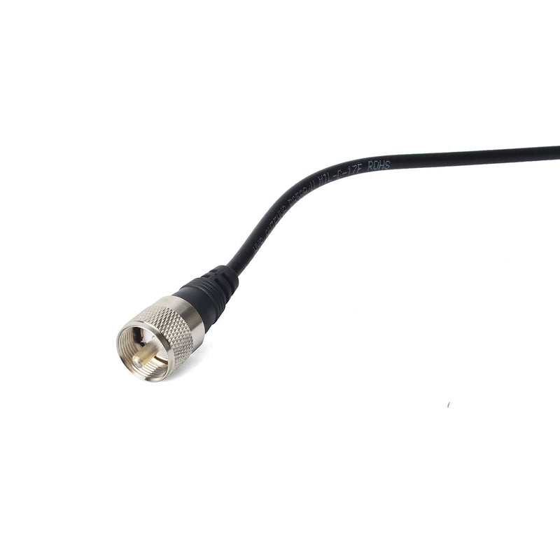 [Australia - AusPower] - UAYESOK NMO Vehicle Antenna Mount Fix Bracket Lip Mount with pl259 13Ft RG-58 Coax Cable for NMO Antenna Mobile Transceiver 
