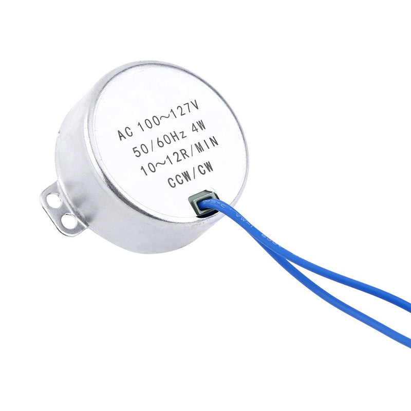 [Australia - AusPower] - Turntable Synchronous Synchron Motor 50/60Hz Frequency AC 100~127V Geared Motor CCW/CW 4W(10-12RPM) 10-12RPM 