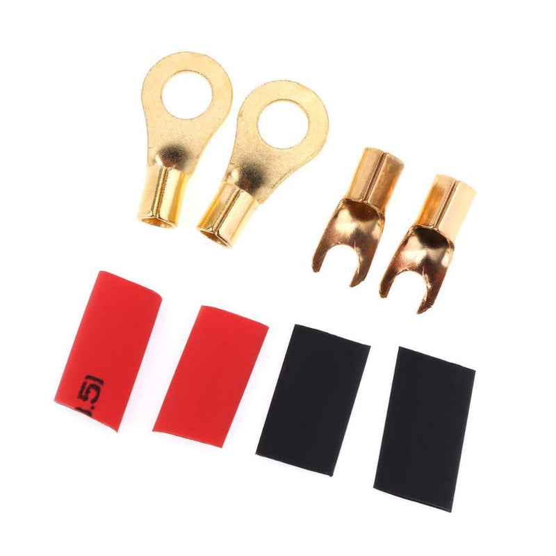 [Australia - AusPower] - Etopar Car Amplifier Wiring Kit Audio Subwoofer AMP RCA Power Cable AGU FUSE 8 Gauge GA AWG Wire Install Connector Holder Automotive Van 