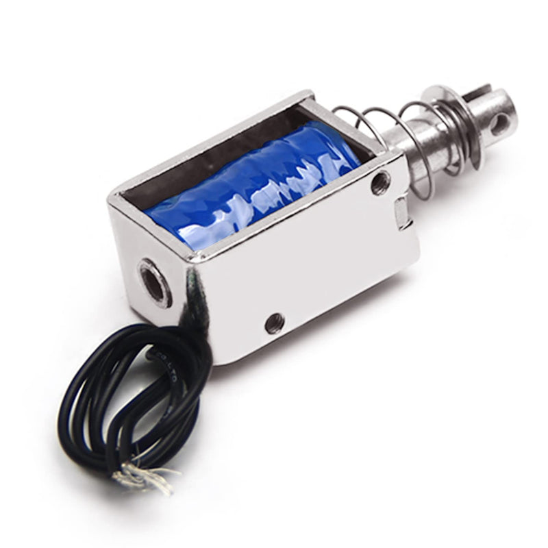 [Australia - AusPower] - Fielect DC 12V 25N Pull Type Solenoid Electromagnet 10mm Stroke Open Frame Solenoid Electromagnet Linear Motion, JF-1039-12V Model: JF-1039-12V 