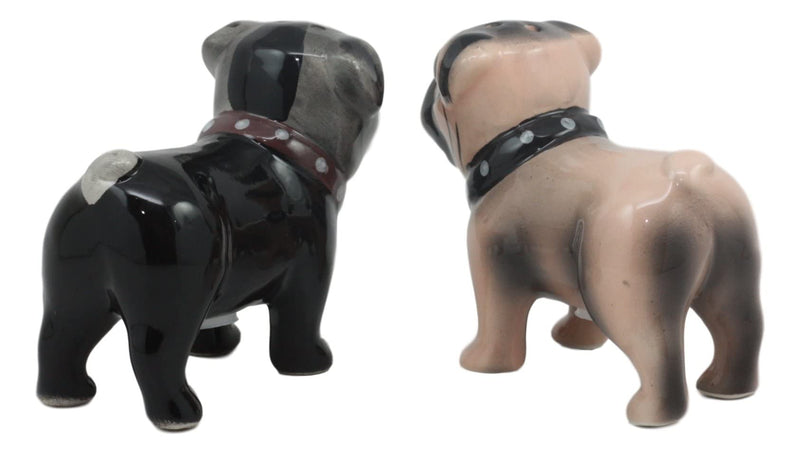 [Australia - AusPower] - Ebros Adorable Kissing Love Pugs Decorative Ceramic Salt And Pepper Shakers Figurines With Magnetic Snouts Pug Life 
