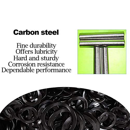 [Australia - AusPower] - Pyatofyy 320Pcs Carbon Steel Compression Type Wavy Wave Crinkle Spring Three Wave Washers Assortment Kit 