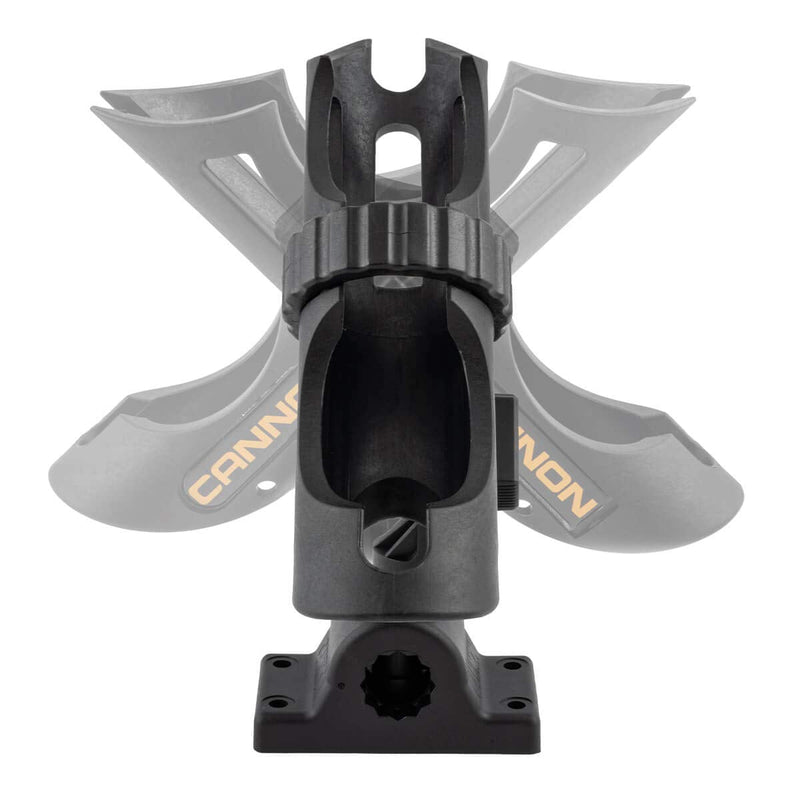 [Australia - AusPower] - Cannon 2450169-1 Three-Position Adjustable Track Mounted Rod Holder, Black Composite 