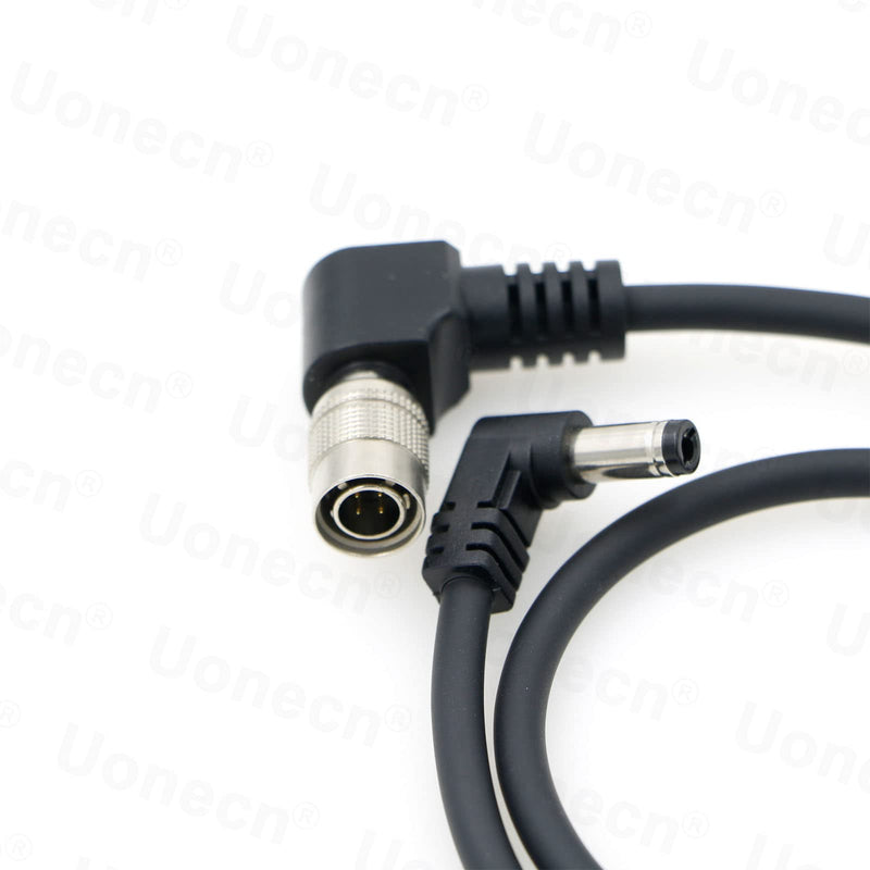 [Australia - AusPower] - Uonecn Right Angle Hirose 4 Pin Male to Right Angle DC Jack for Sony F5 Camera to SmallHD Monitor 