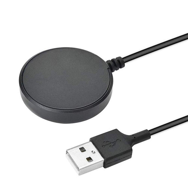[Australia - AusPower] - Emilydeals Compatible with Galaxy Watch Active Charger, Replacement Charger Cable for Samsung Galaxy Watch Active SM-R500 Smart Watch (Black) Black 