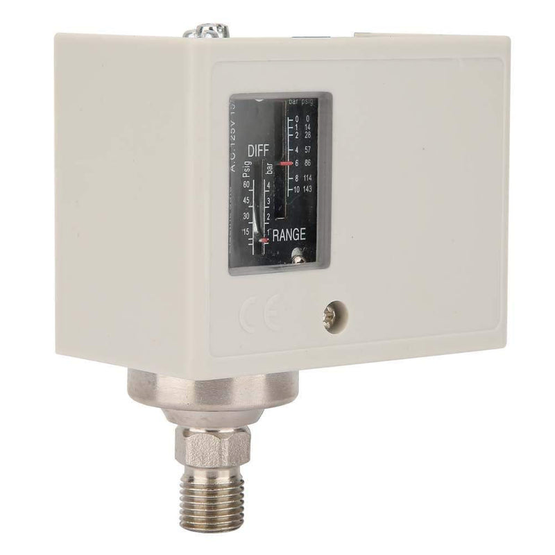 [Australia - AusPower] - 24V~380V Pressure Switch，Electronic G1/4” Pressure Control Switch Air Water Pump Compressor Pressure Controller for Air Water Compressor Pressure Switch 