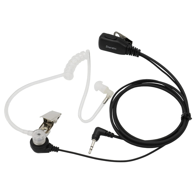 [Australia - AusPower] - Zkarabc Walkie Talkies Earpiece with Mic 1 Pin Acoustic Tube Headset Compatible with Motorola Radios Talkabout T402 T600 MH230R MH230TPR MR350R MS350R MT350R (5 Pack) 