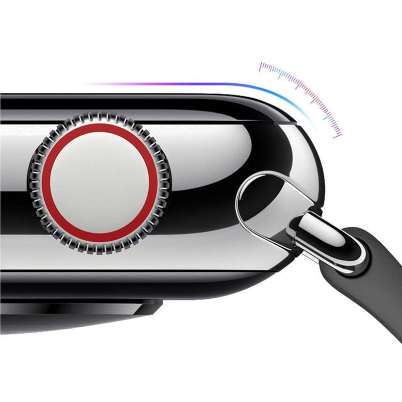 [Australia - AusPower] - Soft 3D Curved Edges Screen Protector Glass Film Compatible with Apple Watch Series 7 41mm 45mm,Full Coverage Scratch-Resistant Anti-Bubble HD Film Cover,Smartwatch Accessories,5 Pcs,41mm 5 Pcs 