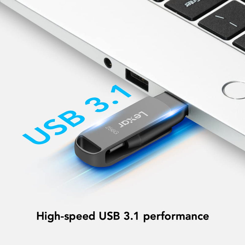 [Australia - AusPower] - Lexar 128GB JumpDrive Dual Drive D400 USB 3.1 Type-C and Type-A Flash Drive, Up to 130MB/s Read (LJDD400128G-BNQNU) 