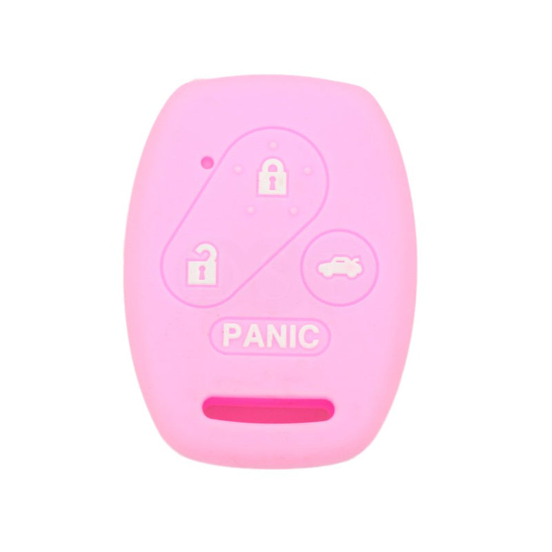 [Australia - AusPower] - SEGADEN Silicone Cover Protector Case Holder Skin Jacket Compatible with HONDA 3+1 Button Remote Key Fob CV2206 Pink 