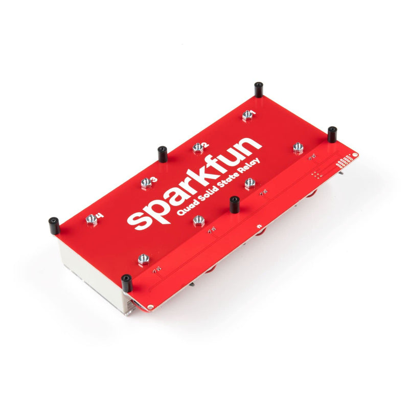 [Australia - AusPower] - SparkFun Qwiic Quad Solid State Relay Kit - Attach 4 Solid State relays to a Single PCB - Control Some serious Power All from The Easy-to-use Qwiic Connect System - configurable I2C 
