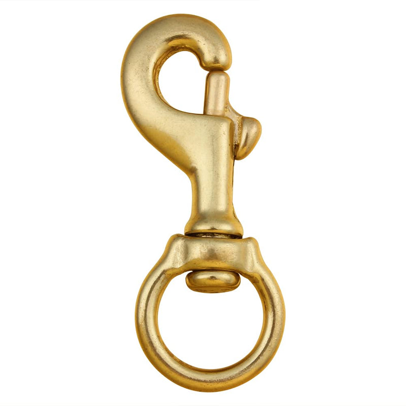 Faneta 3-1/4 Inch Solid Brass Swivel Bolt Snap Hooks 7/8 Inch