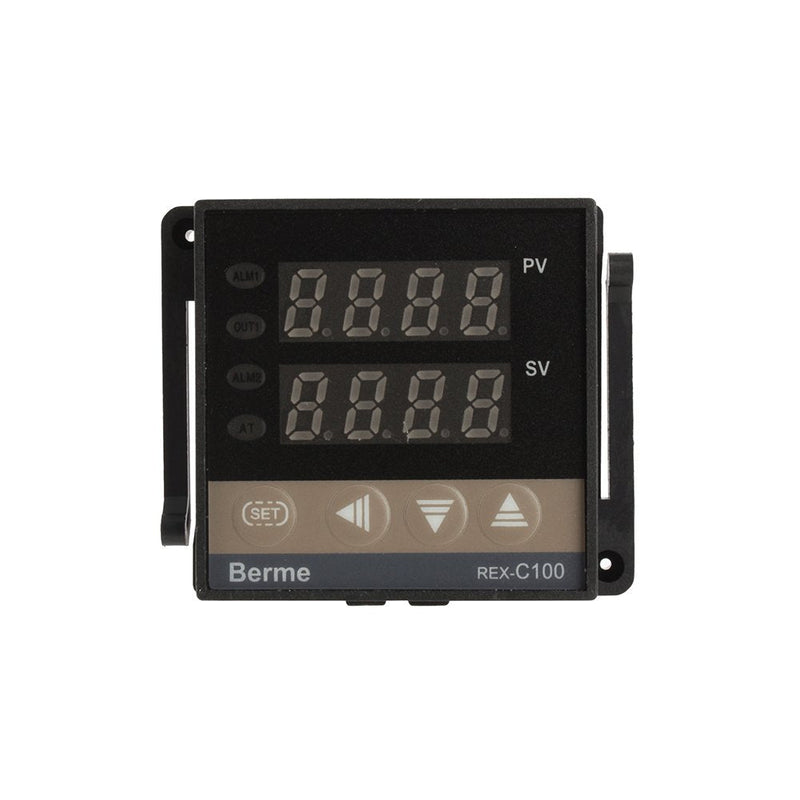 [Australia - AusPower] - Temperature Controller PID REX-C100 AC100-240V and a 40A Solid State Relay with K Thermocouple GD 0 to 400°C 