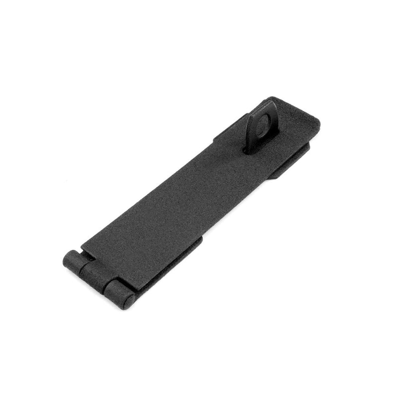 [Australia - AusPower] - Black Cast Iron Hasp Lock 8 1/4" Long Rust Resistant Antique Hasp and Staple Latches Safety Padlock Clasps for Cabinets, Chest Doors Or Gates with Screws | Renovators Supply Manufacturing 