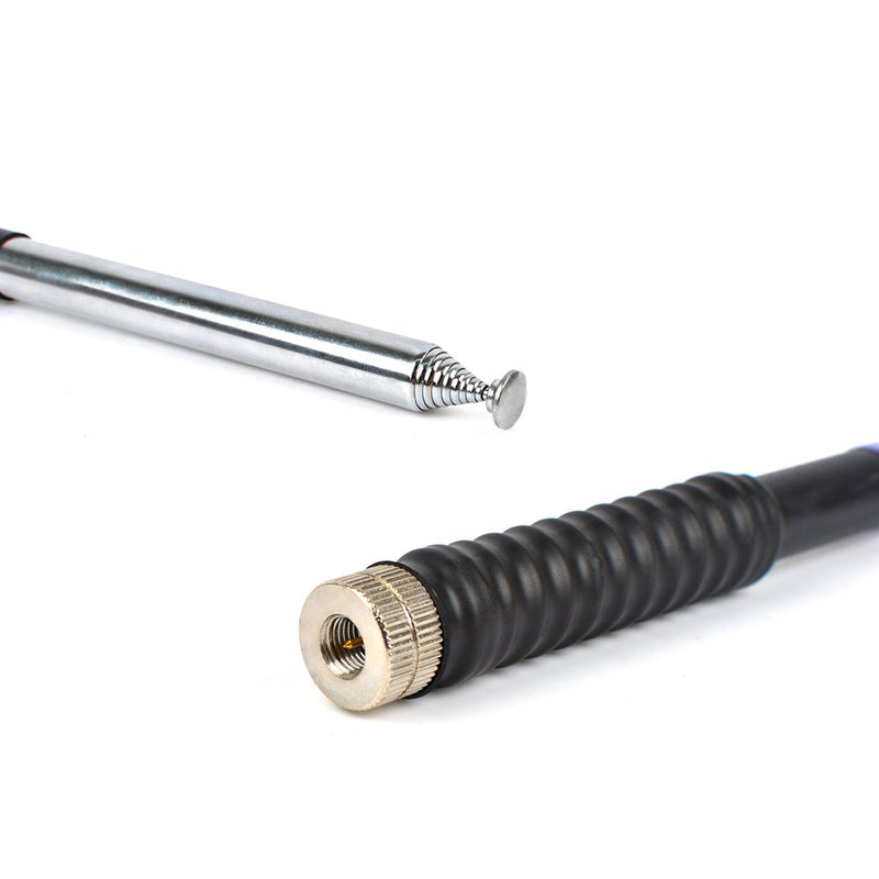 [Australia - AusPower] - TWAYRDIO VHF 136-174MHz Spring Telescopic Antenna SMA-Male Connector Stainless Handheld Ham Radio Antenna for YAESU VX-1R VX-6R Vertex Standard FT-60R VX264 VX-354 VX-160 VHF Walkie Talkie 